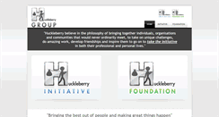 Desktop Screenshot of huckleberrygroup.org